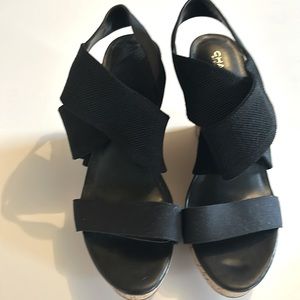 Charles by Charles David black wedges size 10M